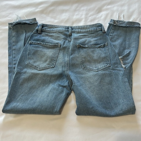 Rewash Distressed Super High Rise Mom Jeans - Picture 2 of 6